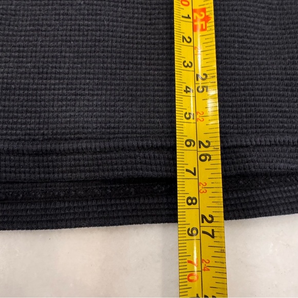 Polo Ralph Men’s Long Sleeve Shirt Waffle Knit Black 100% Cotton Red Pony - Picture 5 of 6